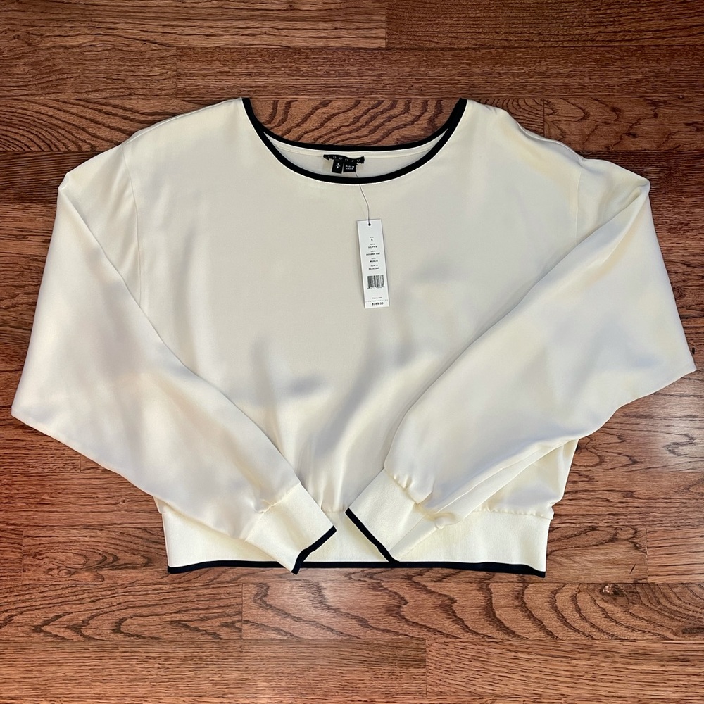 NWT Theory Delpy Georgette S Blouse - Picture 4 of 7